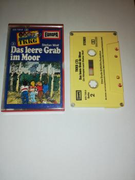 TKKG Folge 3 Das leere Grab im Moor 4-fach geschraubt Gelb 515720.0 Europa(Kleines Fenster)